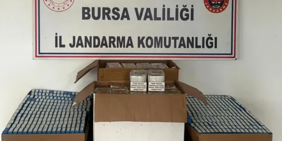 Bursa’da kaçak sigara operasyonu
