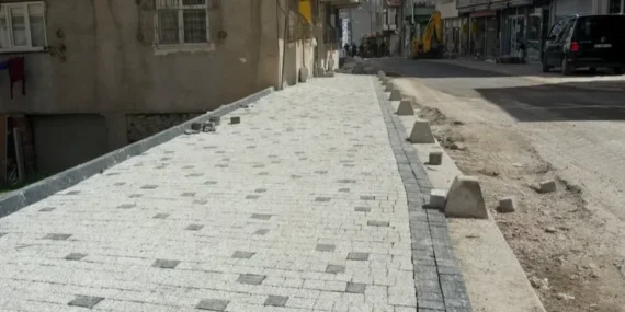 Ordu Kumru’ya modern kaldırım